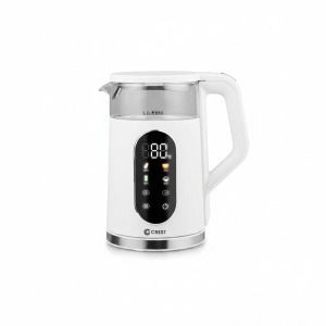 Crest Stainless White Kettle (CR-52090)  إبريق تسخين ستانلس ديجيتال أبيض