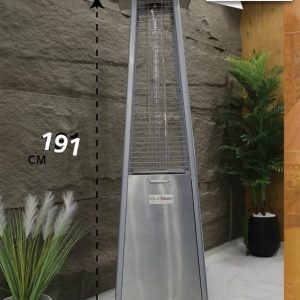 صوبة مساحات كبيرة طويلة  تيوب زجاجي ديكور