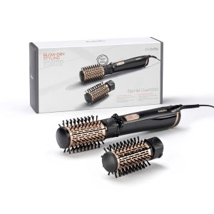 BaByliss Big Hair 1000W Rotating Brush + 2 Rotating Heads (AS962E)فرشاة بيبيليس دوارة للشعر الكثيف
