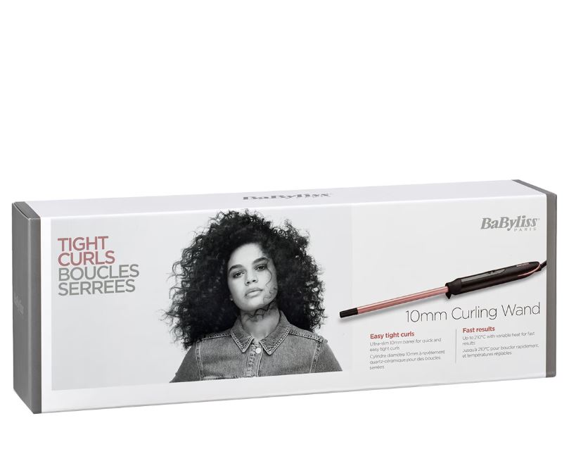 BaByliss 10mm Curling Iron Rose Quartz(C449E) مكواة تجعيد الشعر بيبيليس - Image 2