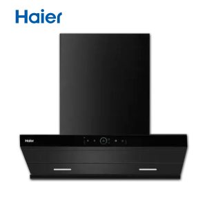 Haier Smart Cooking Hood 90CM شفاط هاير زجاج أسود