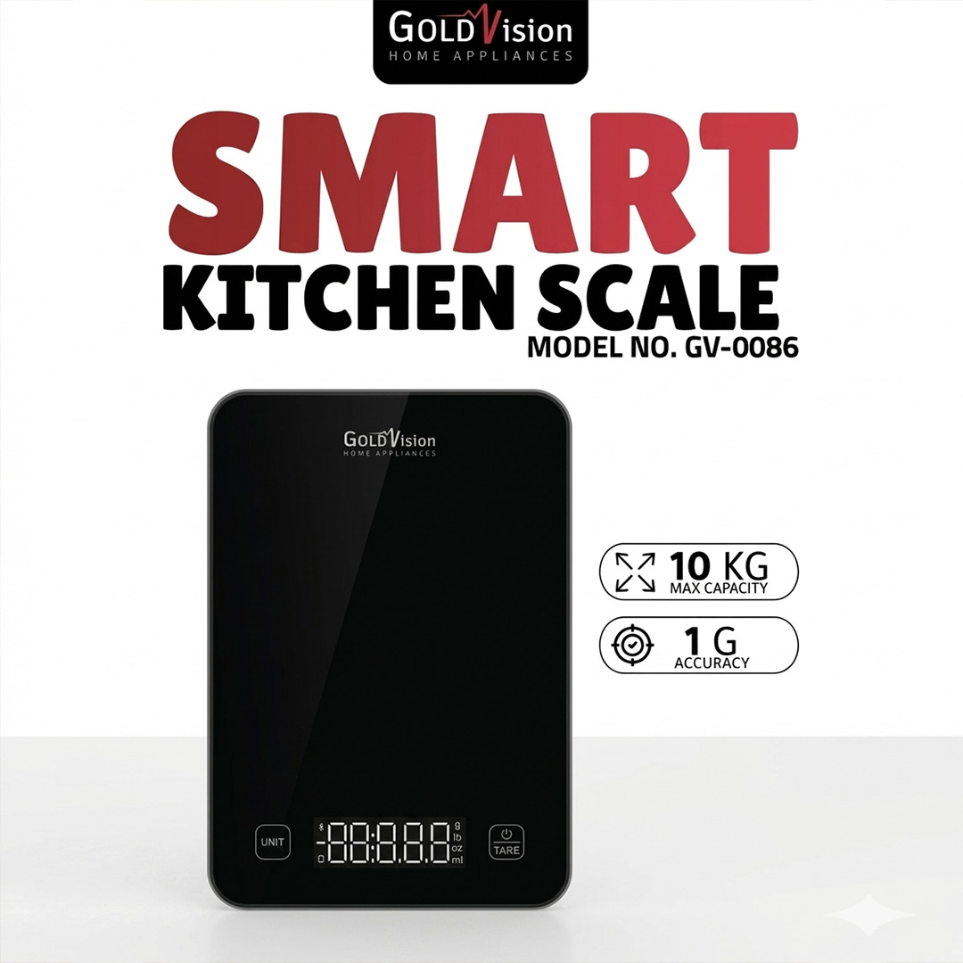Goldvision Smart Kitchen Scale (GV-0086) میزان جولد فيجن طعام إلكتروني - Image 2